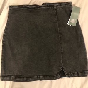 Wild Fable new black jeans skirt with tags